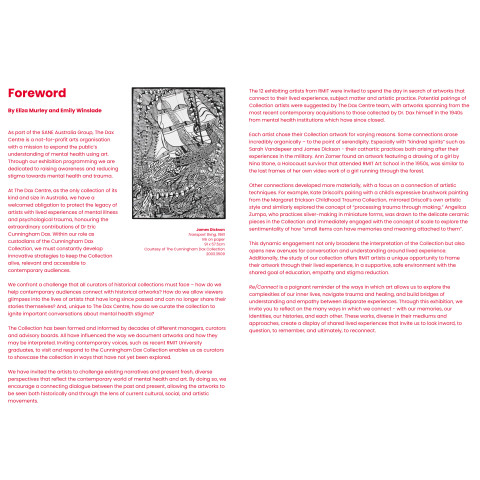 Re/Connect Exhibition Catalogue Copy
